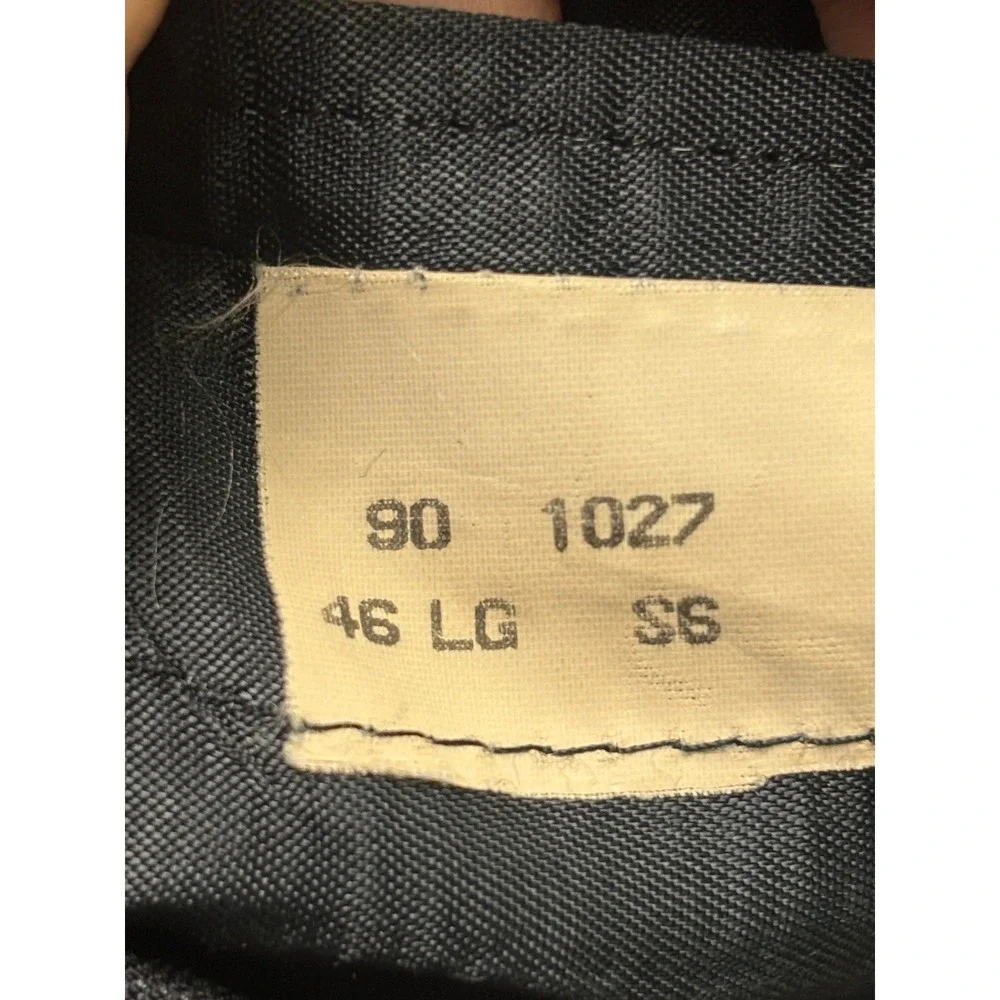 Brooks Brothers Mens 46‎ LG Navy Blue Pinstripe 100% Pure Wool Blazer Suit USA